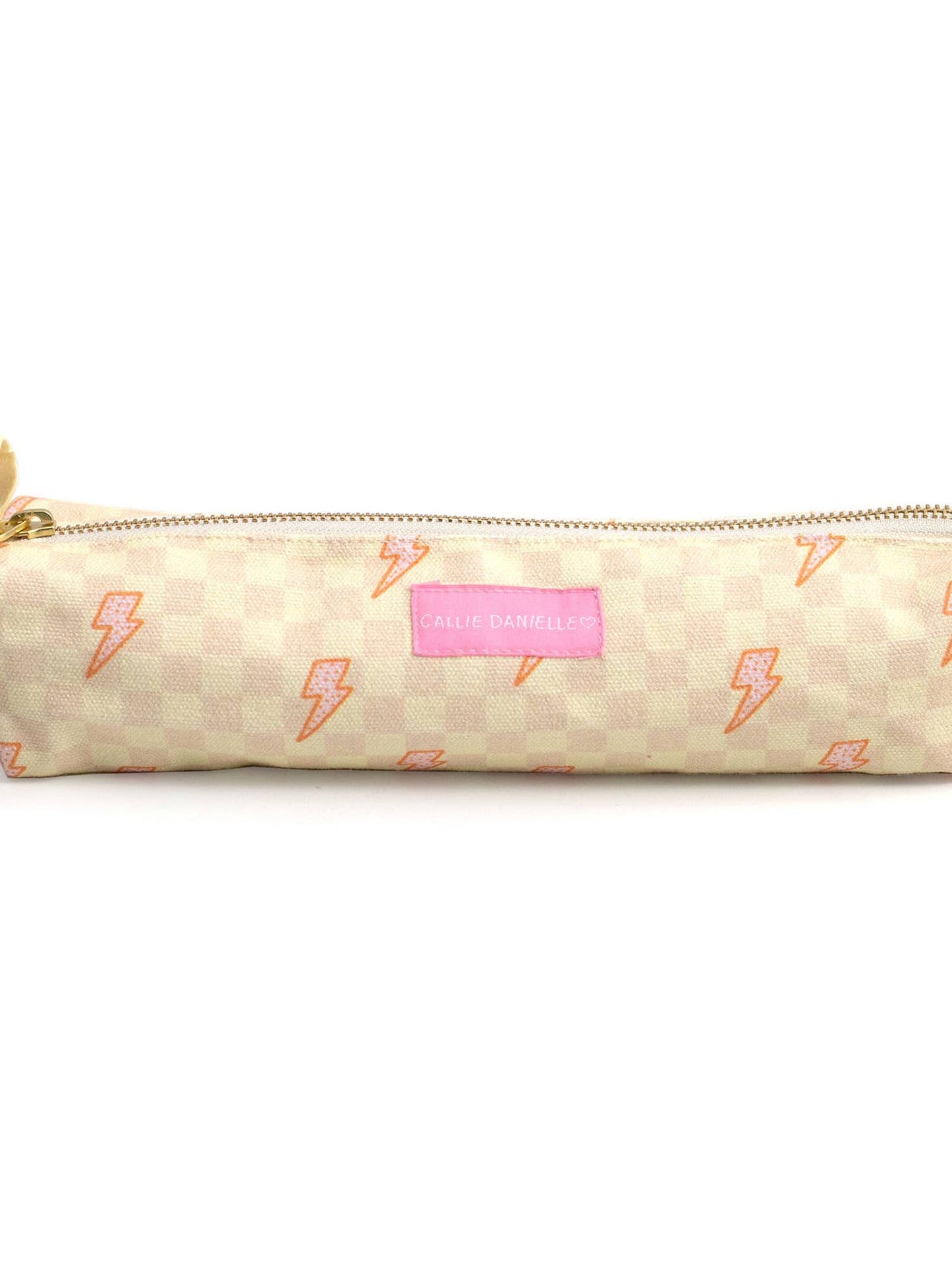 Checkerboard Lightning Bolt Pencil Pouch - Favorite Little Things Co