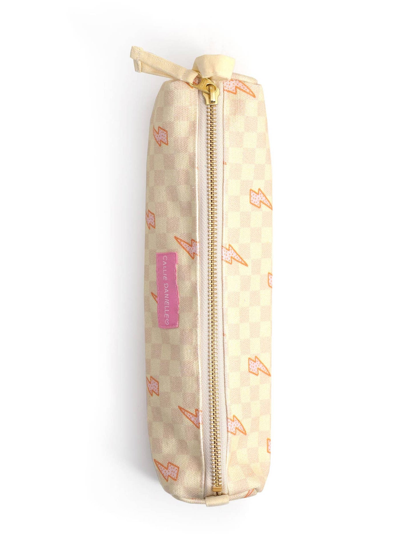 Checkerboard Lightning Bolt Pencil Pouch - Favorite Little Things Co