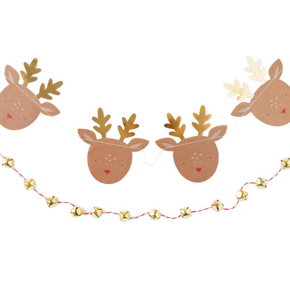 Dear Rudolph Reindeer / Bells Banner Set - Favorite Little Things Co