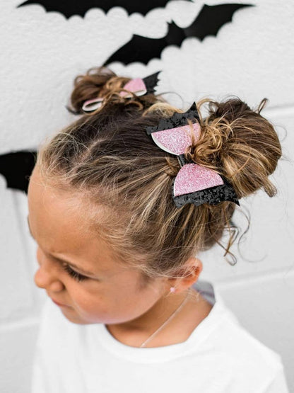 Kids Halloween Bat Bow Hair Clip - Favorite Little Things