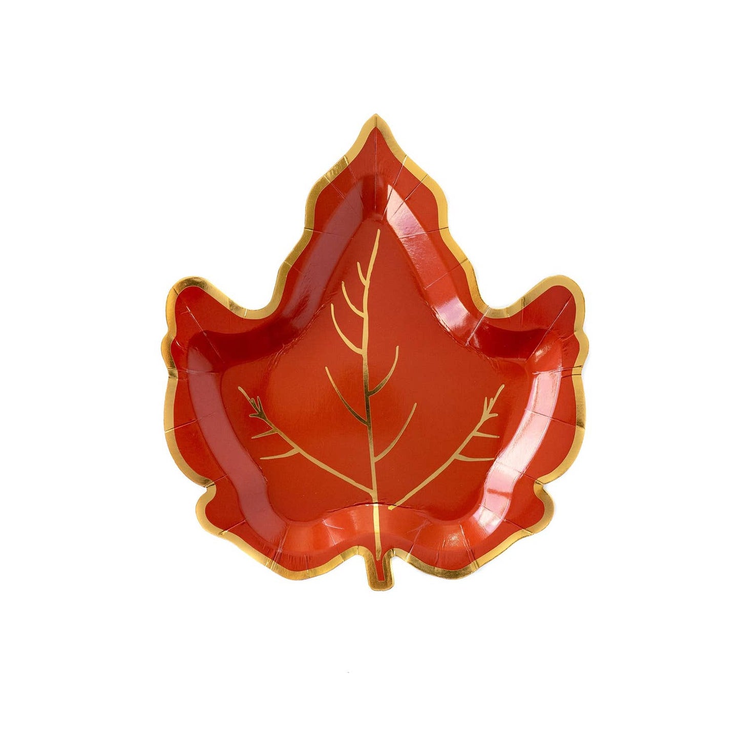 Harvest/Thanksgiving Maple Leaf Shaped Paper Plates