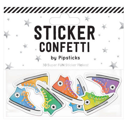 Rainbow High Tops Sticker Confetti
