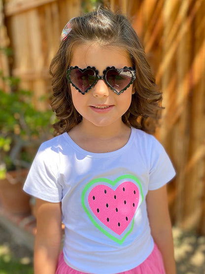 Heart Sunglasses Pink