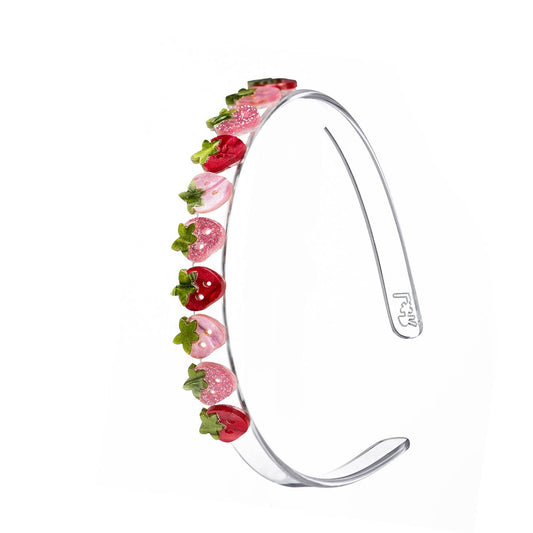 Multi Strawberry Pearlized Headband