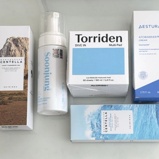 Basic Simple Korean Skincare Starter Box Teens