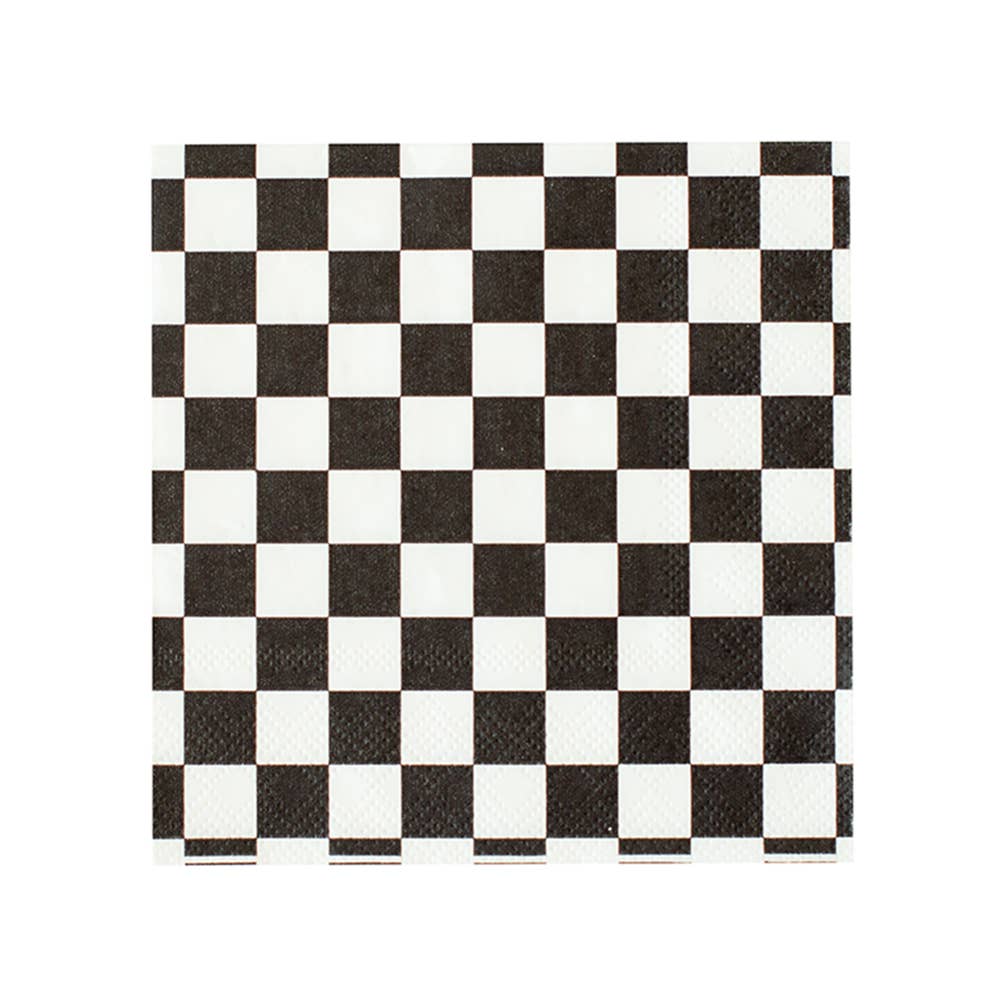 Check It! The Classic Large Napkins Black & White - Favorite Little Things Co