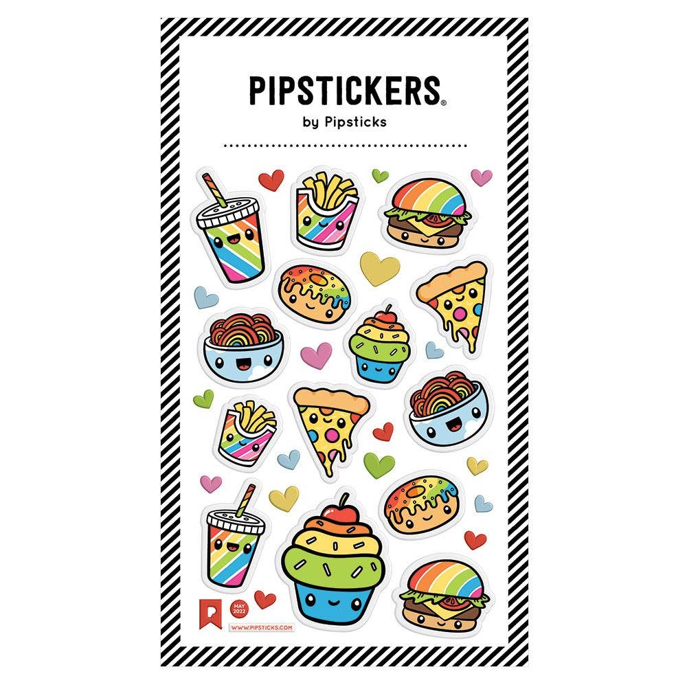 Puffy Multicolor Munchies Stickers