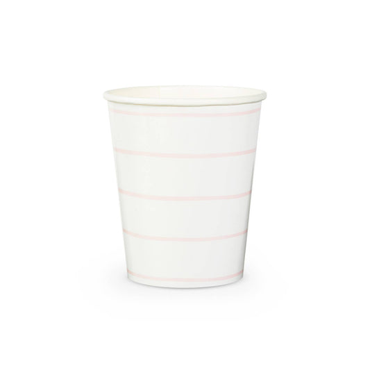 Frenchie Striped Blush Cups - Favorite Little Things Co