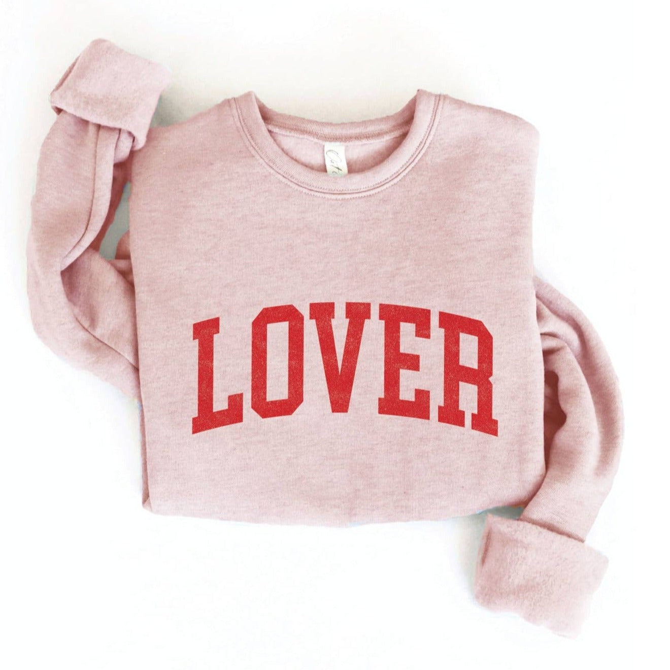 Lover Women's Graphic Sweatshirt Soft Pink