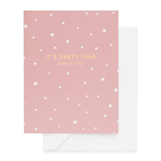 It's Party Time Birthday Card