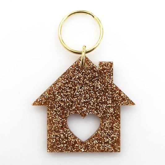 Glitter Keychain House - Favorite Little Things Co