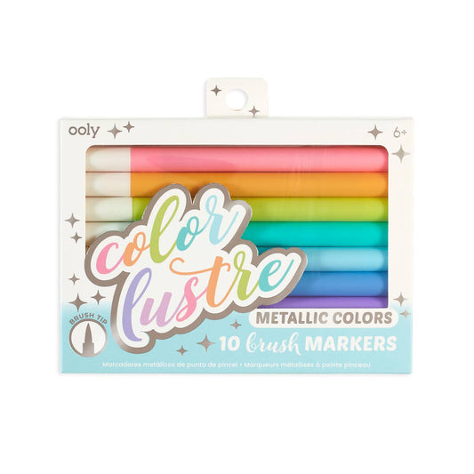 Color Lustre Metallic Brush Markers - Favorite Little Things Co