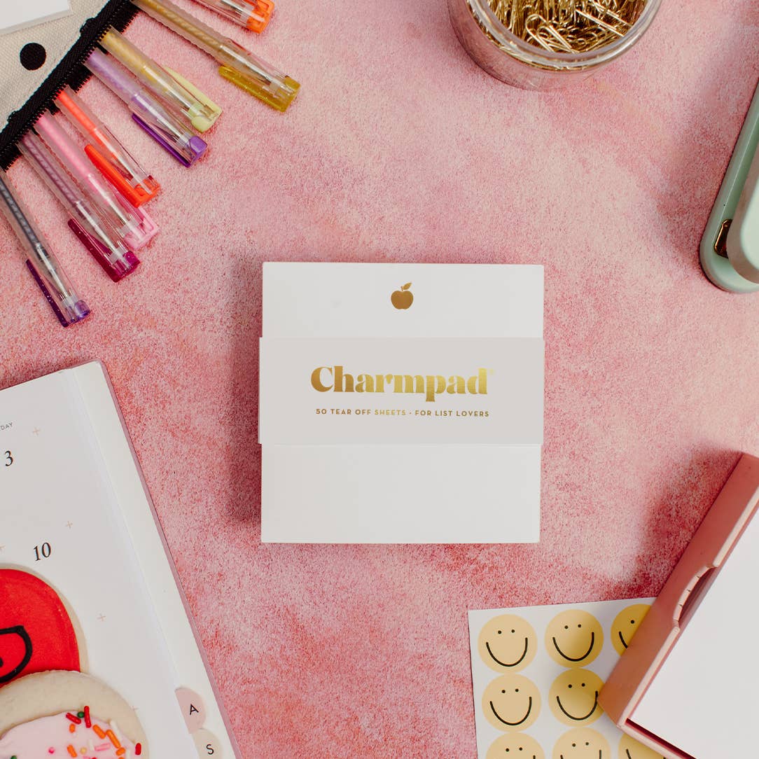 Charm Pad Note Apple Charmpad Gold – Favorite Little Things Co