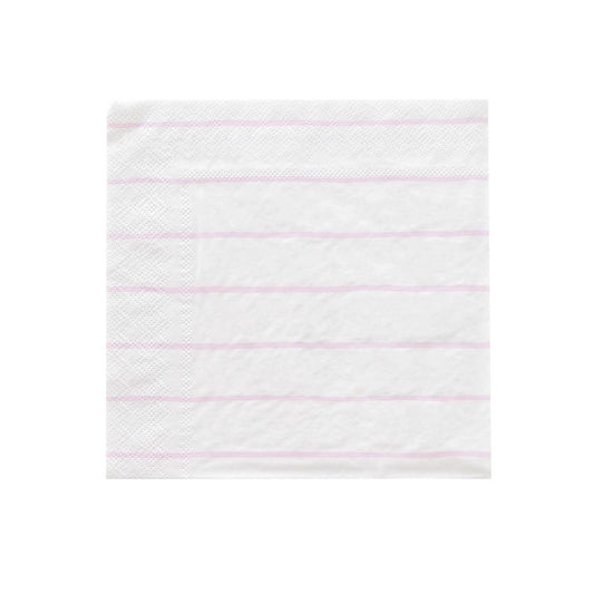 Frenchie Striped Lilac Large Napkins - Favorite Little Things Co