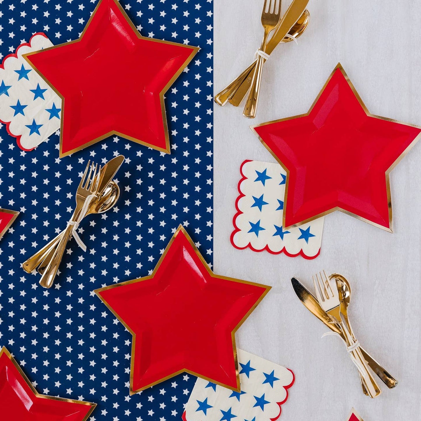 Blue Small Stars Table Runner - Favorite Little Things Co