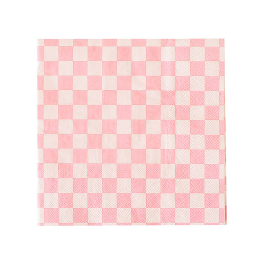 Check It! Tickle Me Pink Large Napkins - Favorite Little Things Co