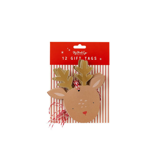 Dear Rudolph Reindeer Oversized Tags - Favorite Little Things Co