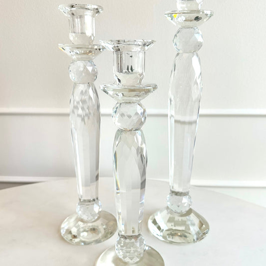 Crystal Candlesticks - Exclusive