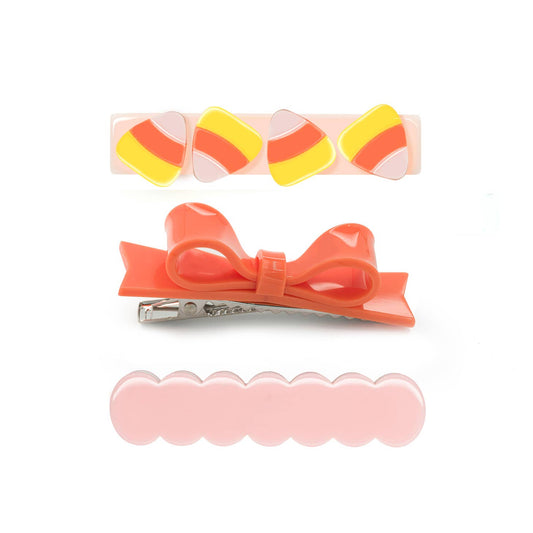 Candy Corn & Bowtie Alligator Clips - Favorite Little Things Co