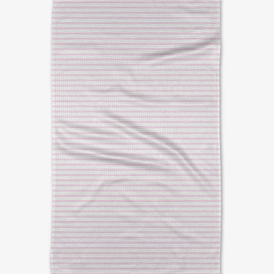 Geometry Pink Stripes Kitchen Towel - Favorite Little Things Co