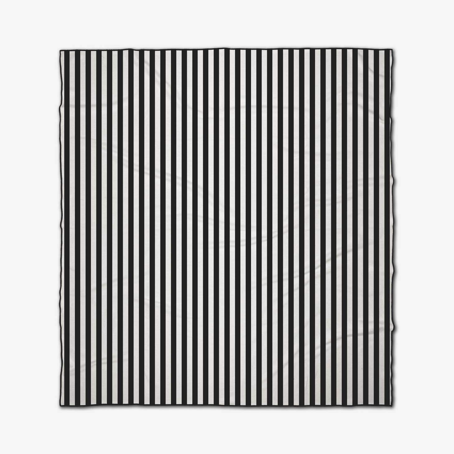 Black Stripes Beach and Picnic Blanket - Favorite Little Things Co