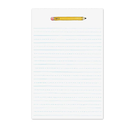 Pencil Lined Notepad