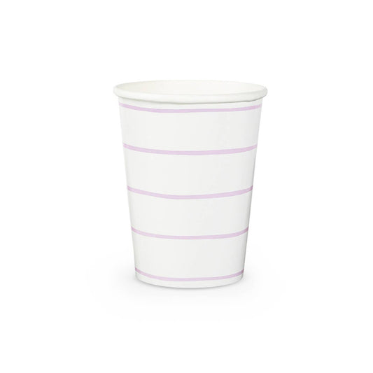 Frenchie Striped Lilac Cups - Favorite Little Things Co