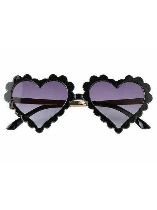 Heart Sunglasses Black