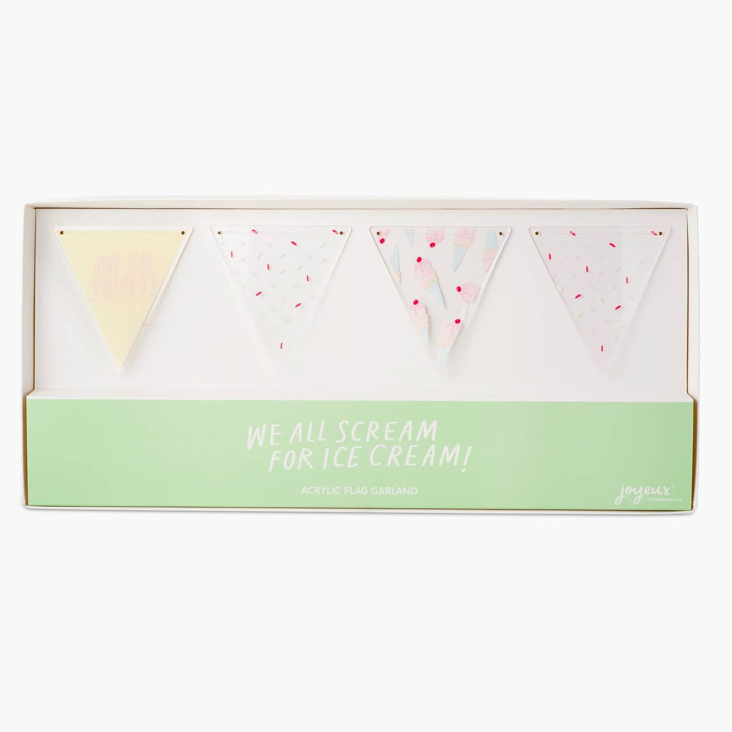 We All Scream For Ice Cream Acrylic Garland | Favorite Little Things