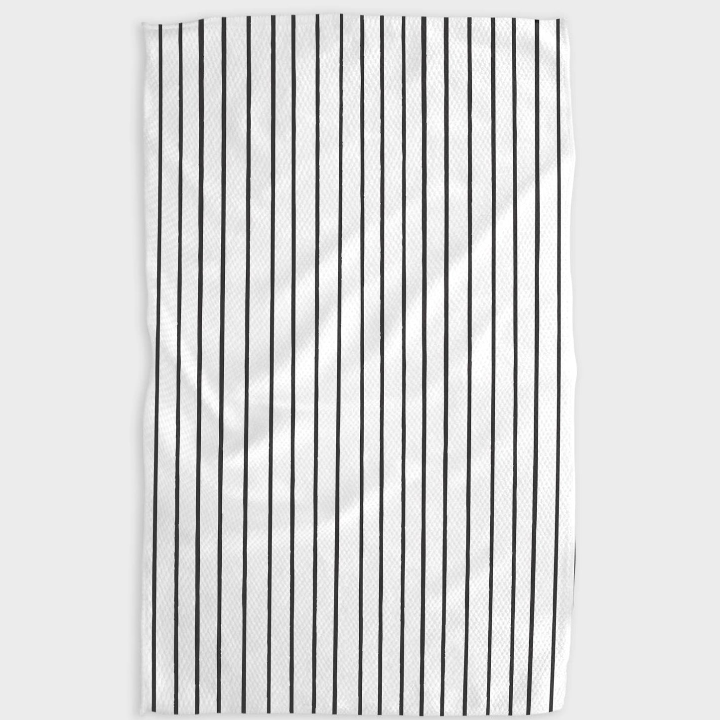 Geometry Black & White Stripes Kitchen Tea Towel - Favorite Little Things Co