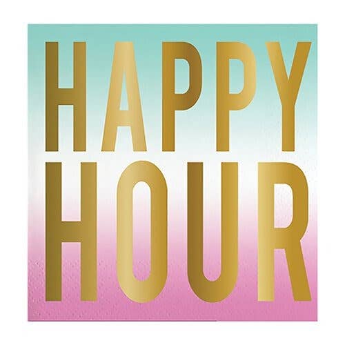 Happy Hour Cocktail Napkins - Favorite Little Things Co