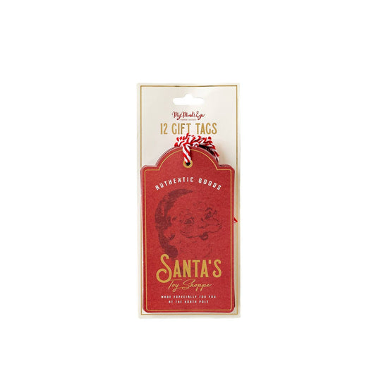 Smiling Santa Over-Sized Tags | Favorite Little Things