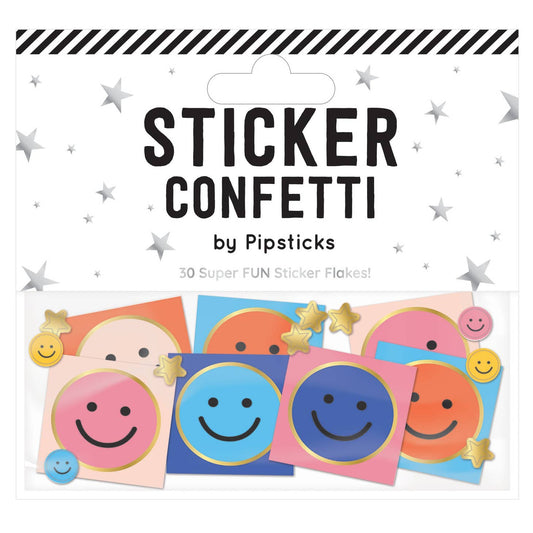Smiley Face Sticker Confetti - Favorite Little Things