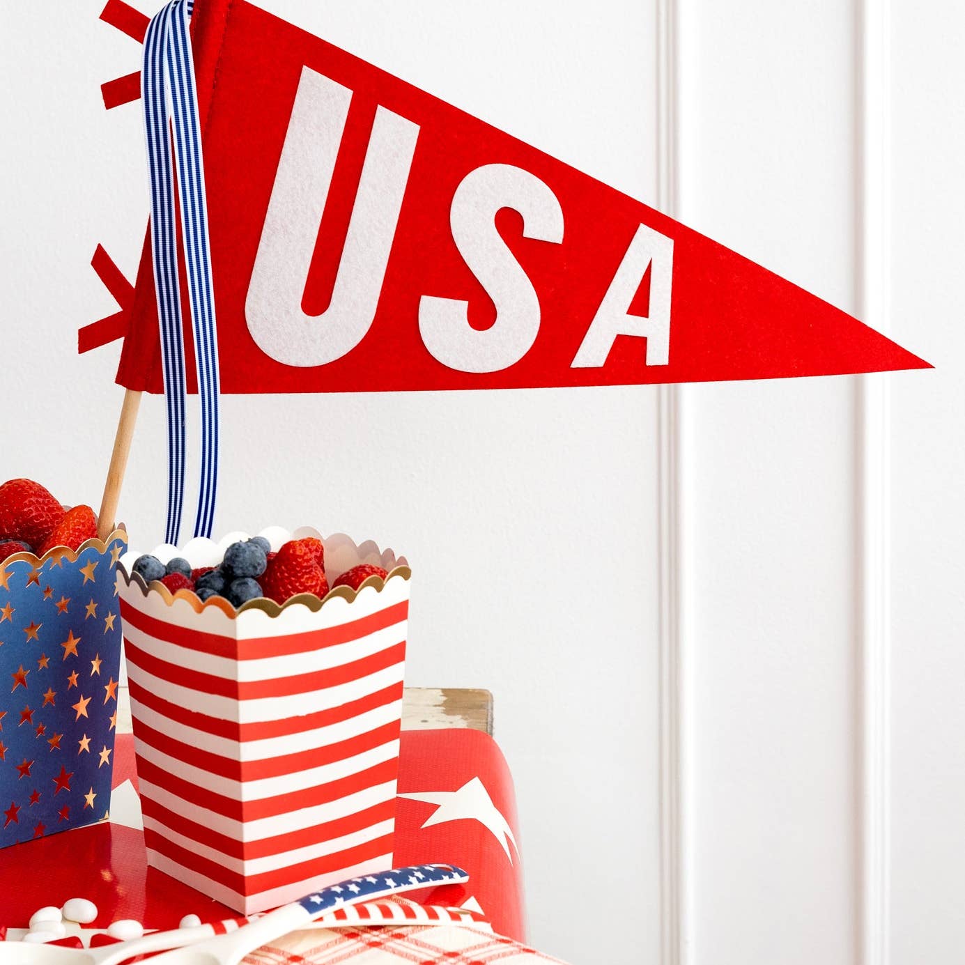 USA Felt Pennant Banner