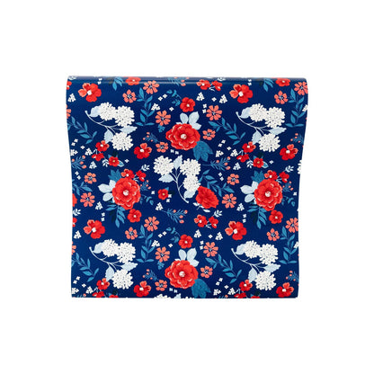 Blue Floral Paper Table Runner - Favorite Little Things Co