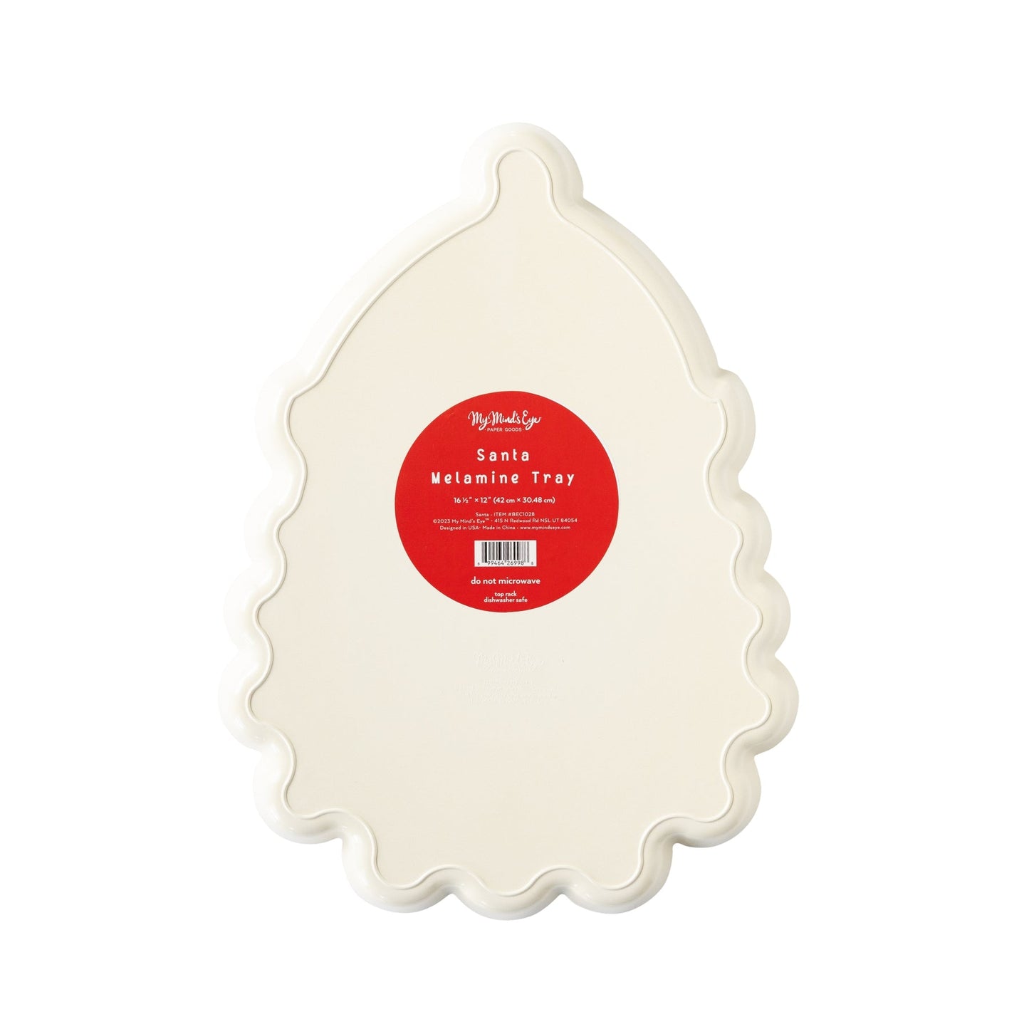 Believe Santa Head Melamine Platter - Favorite Little Things Co