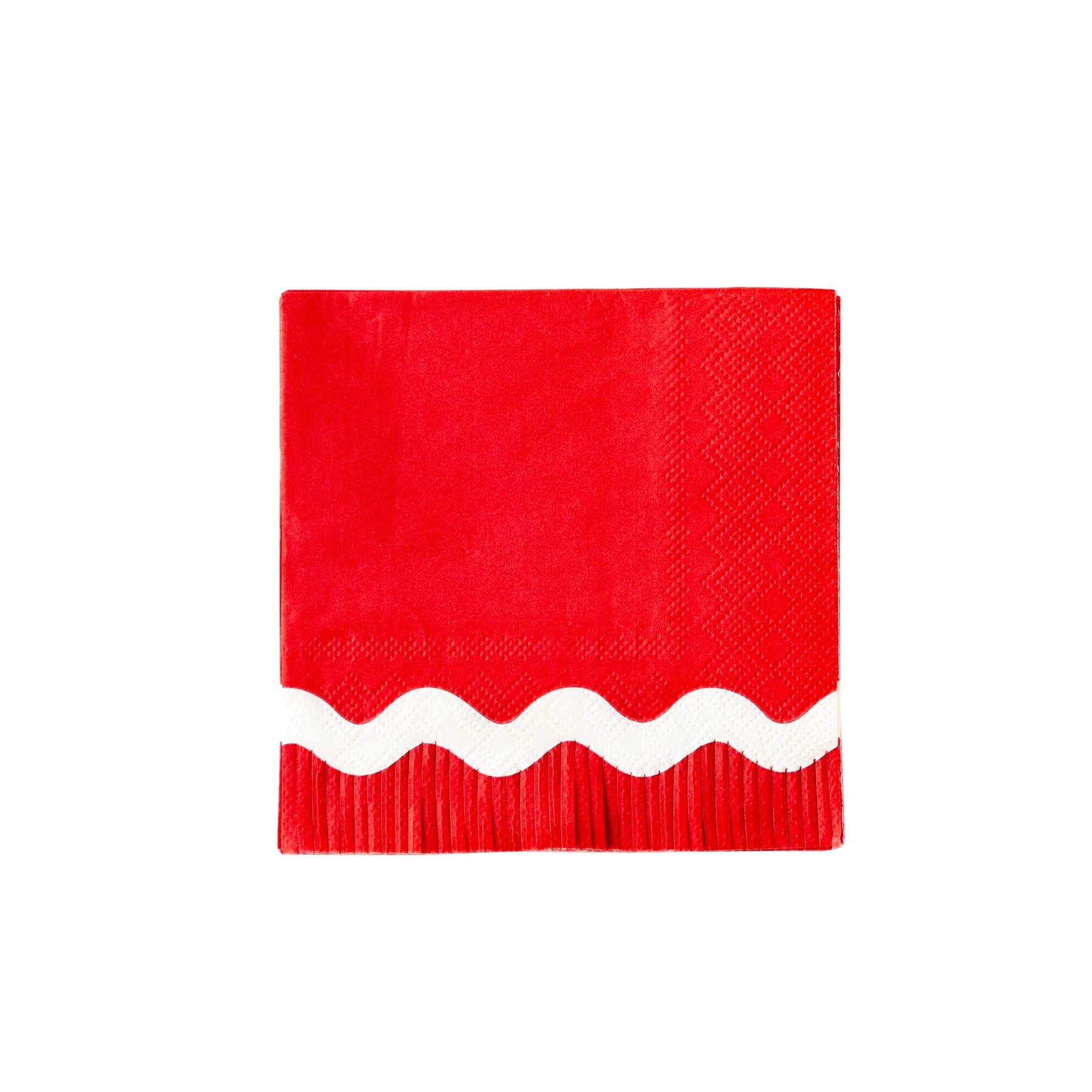 Believe Ric Rac Fringe Cocktail Paper Napkins - Favorite Little Things Co