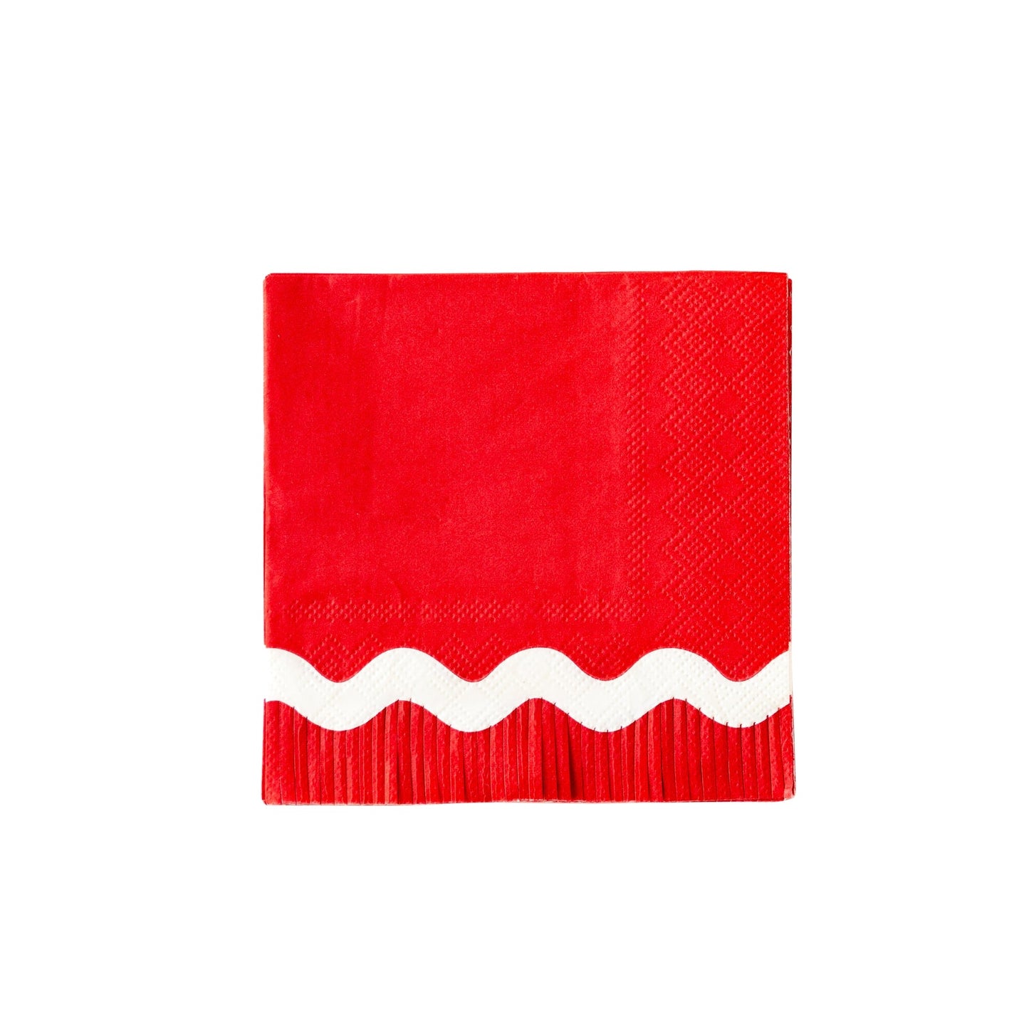 Believe Ric Rac Fringe Cocktail Paper Napkins - Favorite Little Things Co