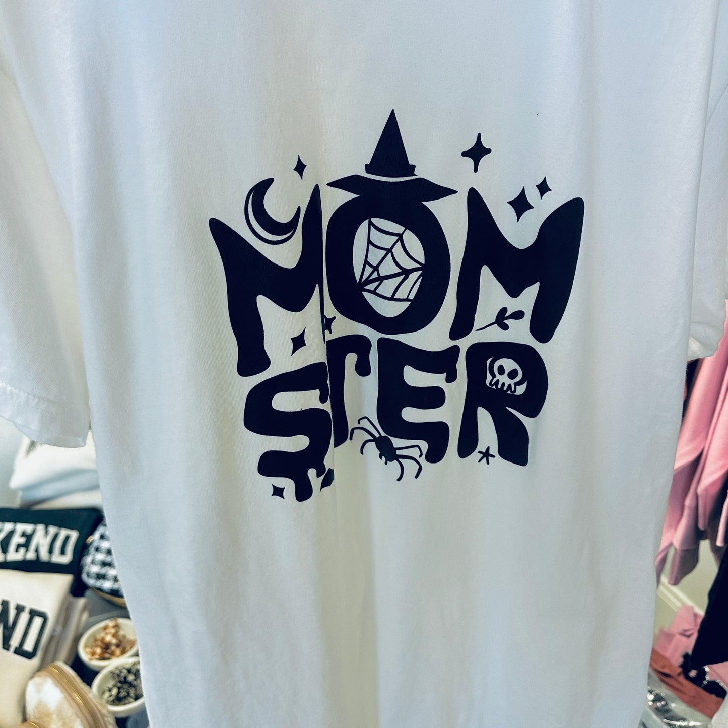 Momster Halloween T Shirt WHITE