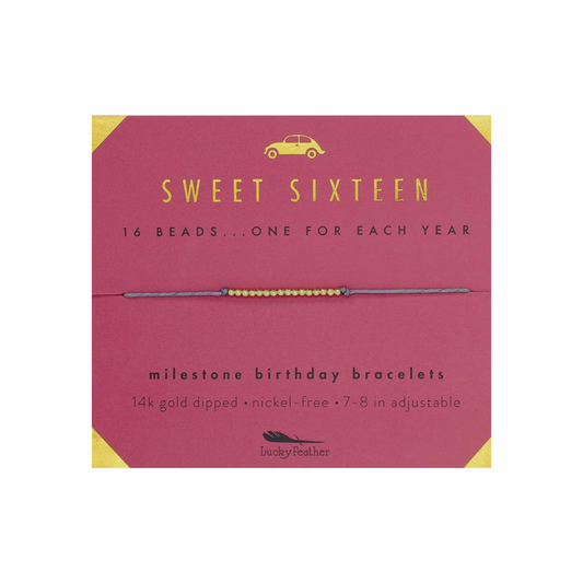 Milestone Birthday Bracelet - Sweet Sixteen
