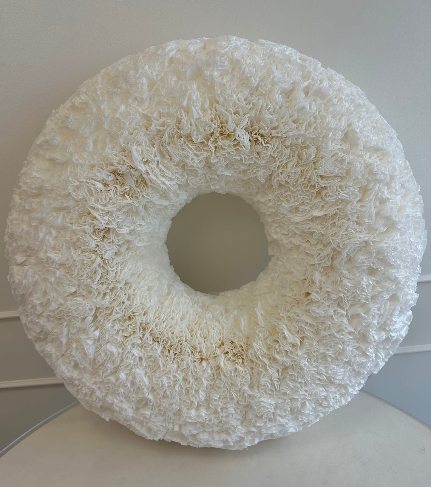 White Coffee Filter Wreaths - Multiple Sizes