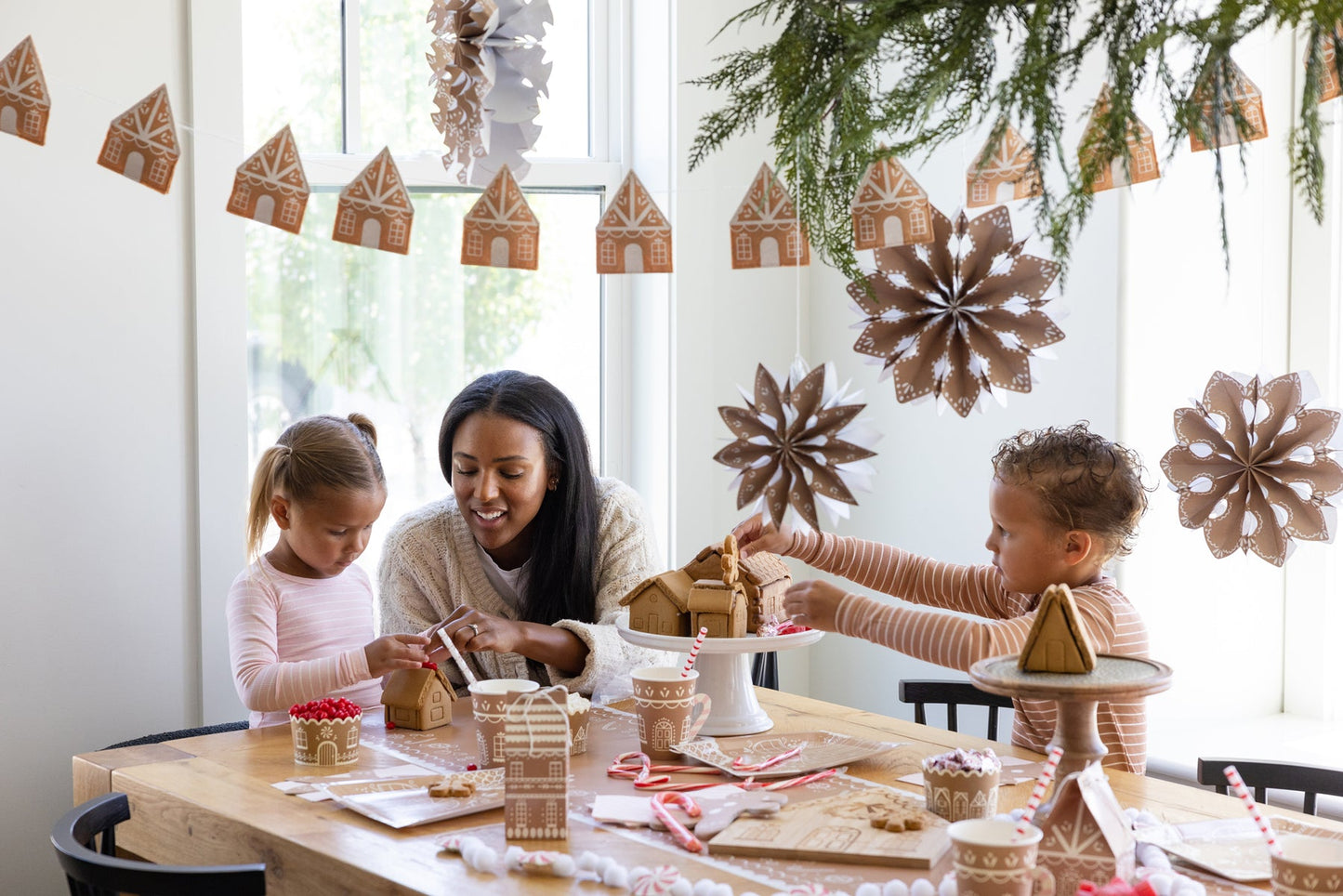 Gingerbread House Paper Party Cups With Handle - Favorite Little Things Co