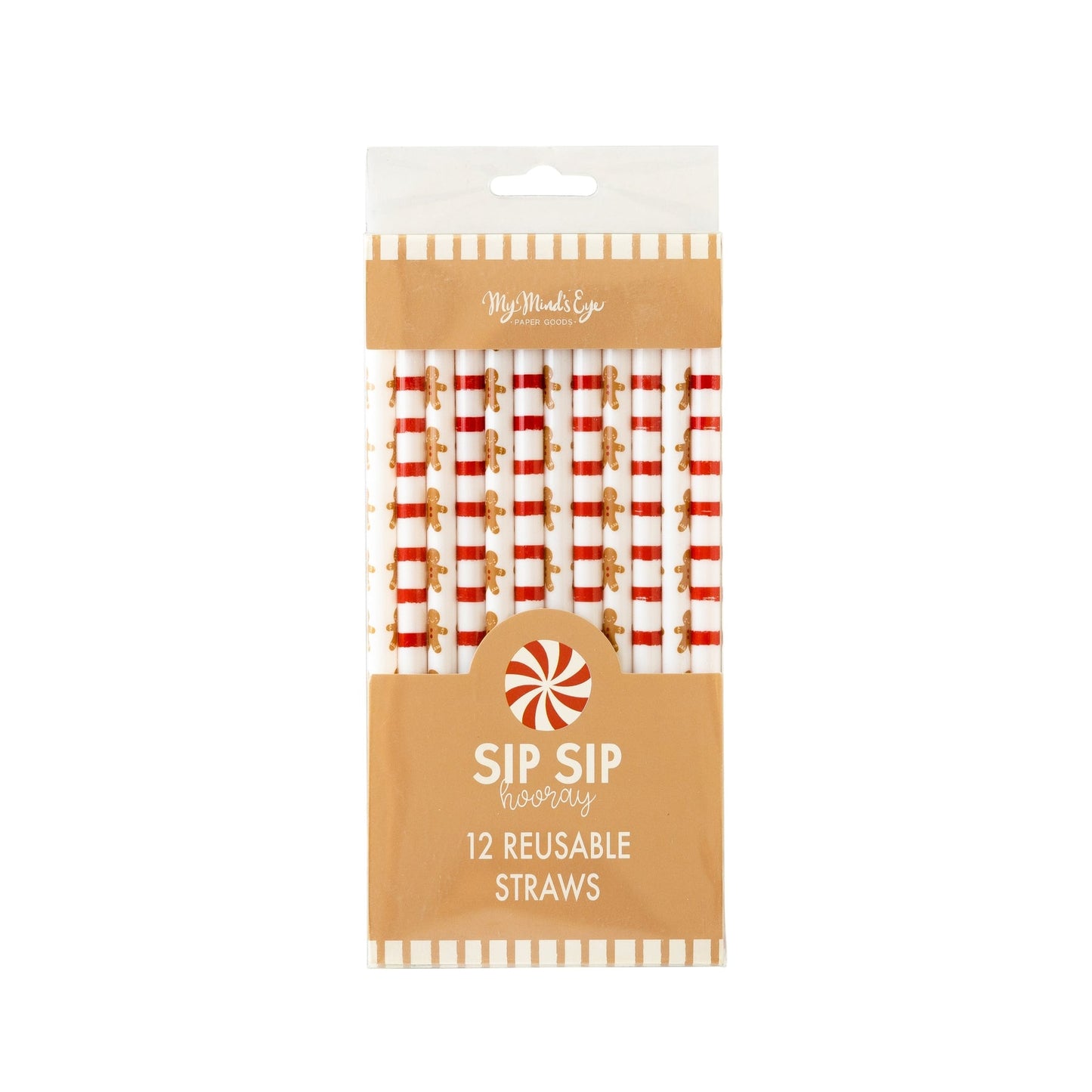 Gingerbread Reusable Straws - Favorite Little Things Co
