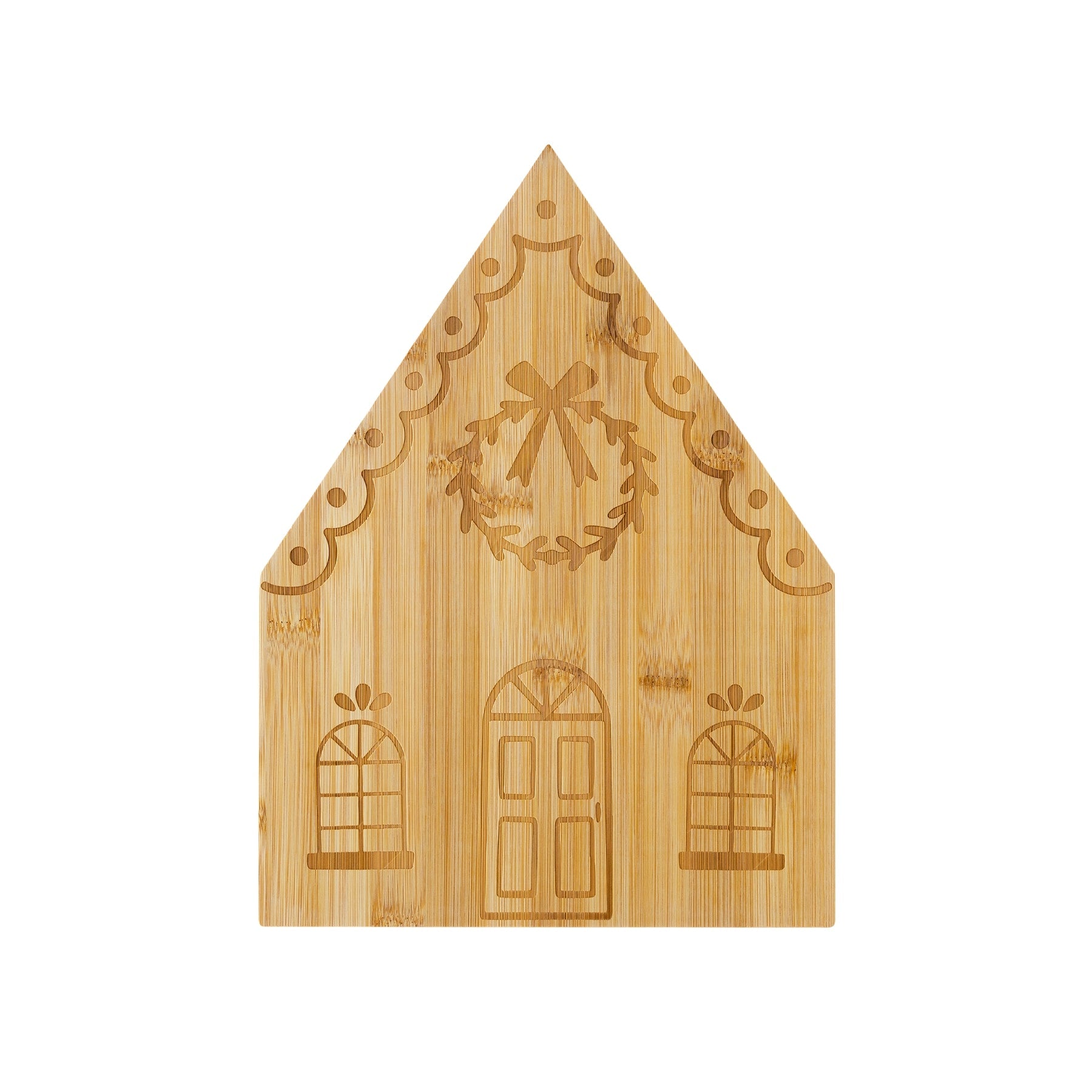 Gingerbread House Bamboo Cutting Board - Favorite Little Things Co