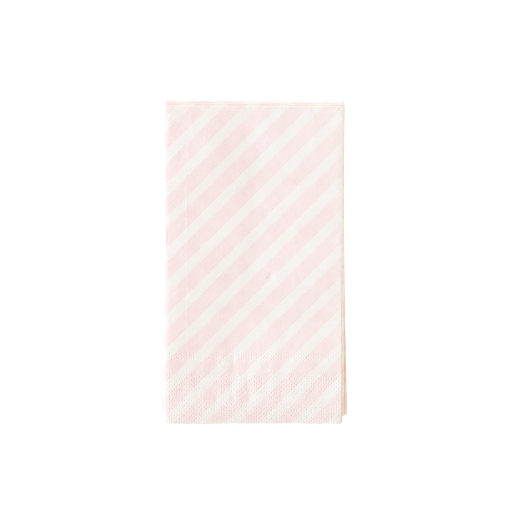 Gingerbread Pink Stripe Paper Dinner Napkins - Favorite Little Things Co