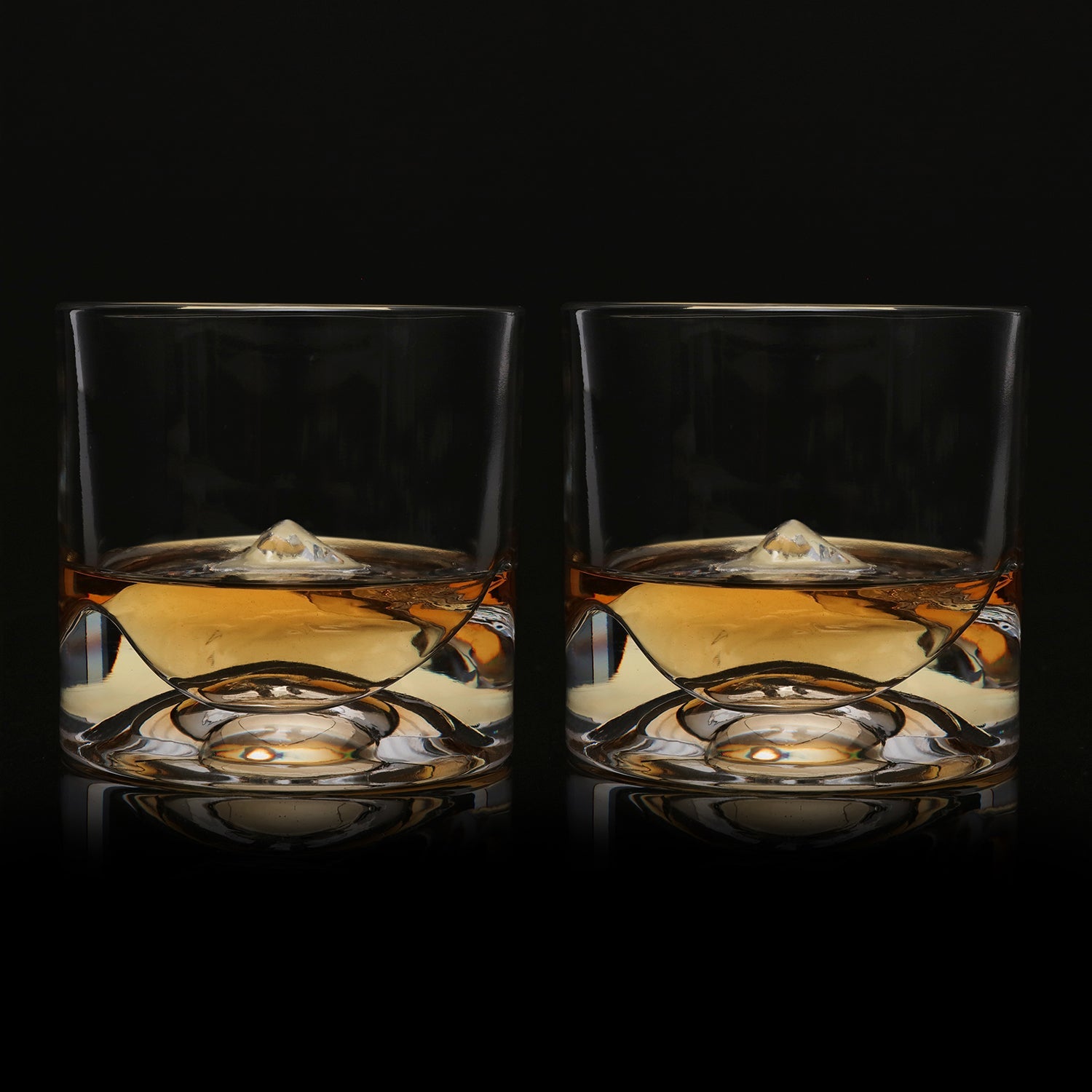 Everest Crystal Whiskey Glasses Set of 2 - Liiton –