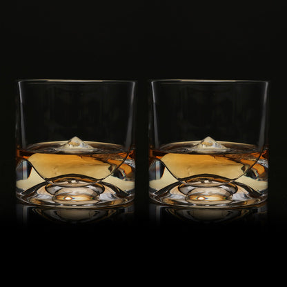 LIITON Denali Crystal Whiskey Glasses Set of 2