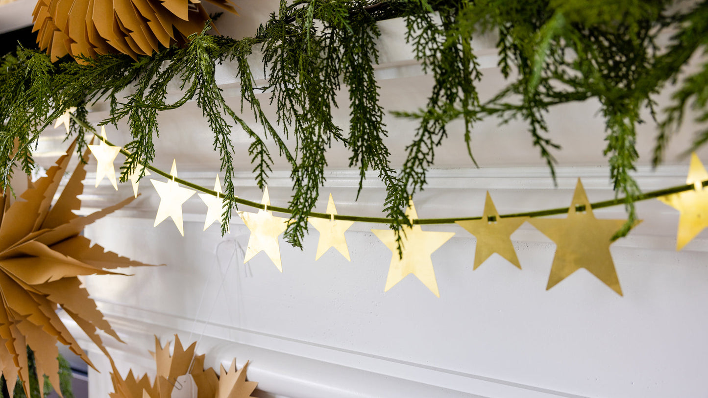 Christmas Memories Metal Stars Banner - Favorite Little Things Co