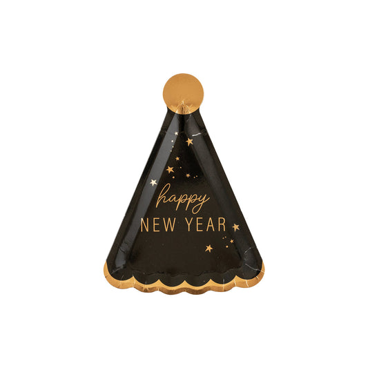 Happy New Year Hat Shaped Plates - Favorite Little Things Co