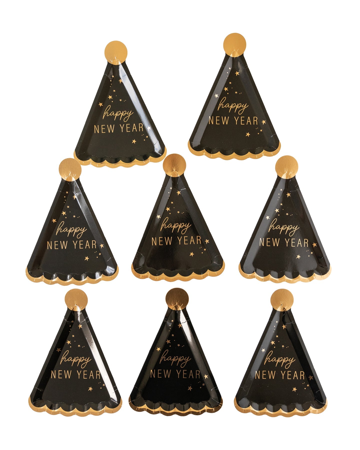 Happy New Year Hat Shaped Plates - Favorite Little Things Co